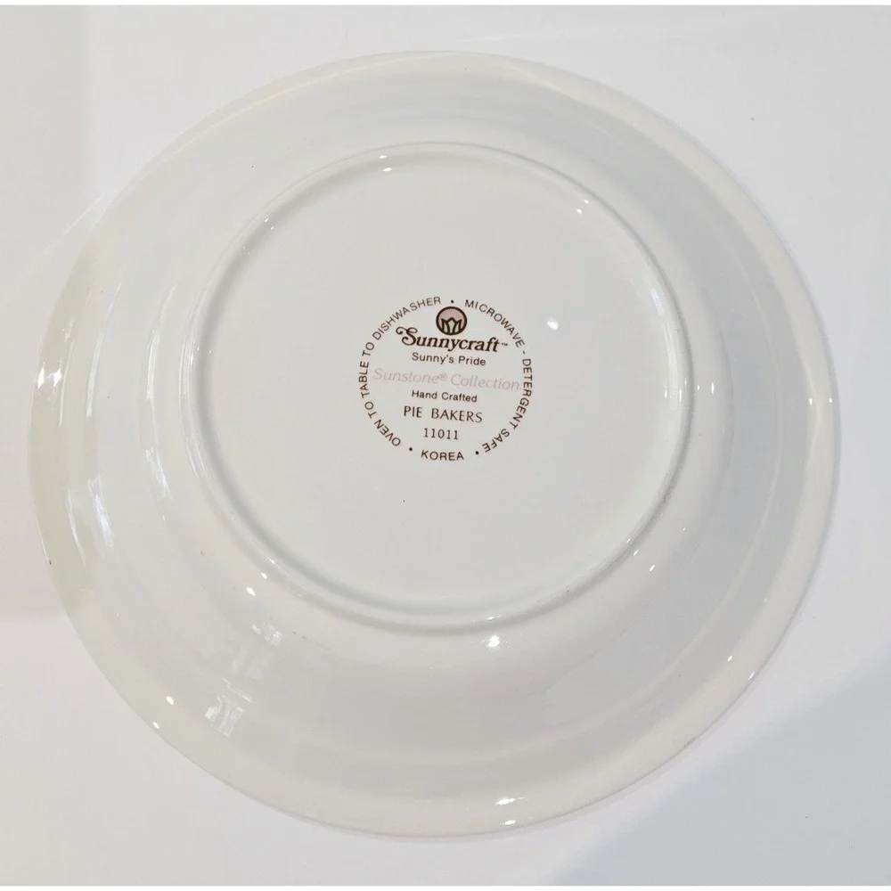 Sunnycraft Sunny's Pride Lemon Meringue Pie Recipe Baking Dish Korea 11011